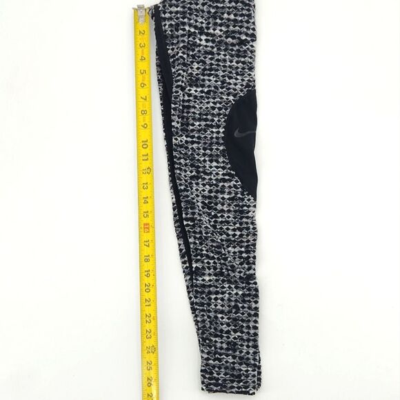 Nike Pro HyperWarm Velour Leggings Womens Size Small Athletic Compression Pants - Picture 7 of 9
